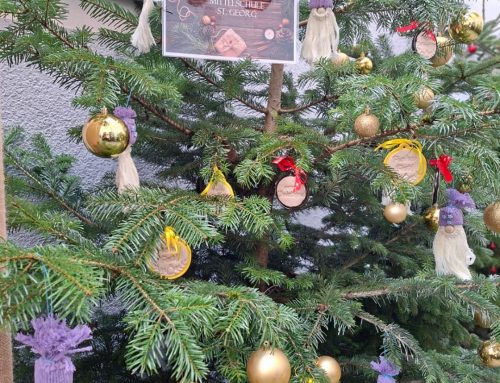 Lustige Makramee-Wichtel für die Weihnachtsstadt Vilshofen